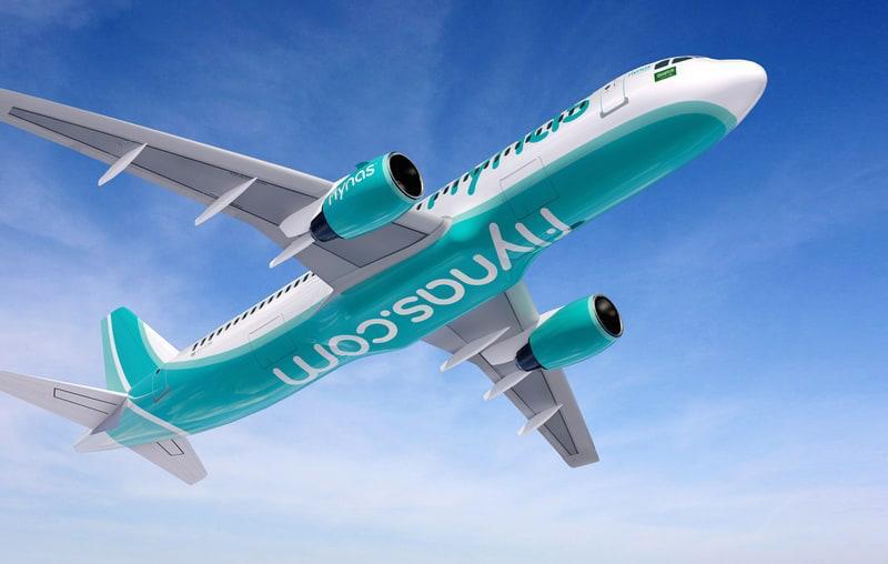 Flynas aircraft in flight