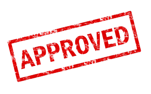 Approved stamp